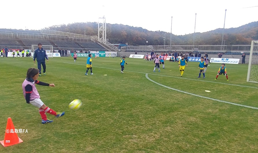 開催報告 とっとりキッズサッカーフェスティバルinとりスタ 一般財団法人 鳥取県サッカー協会